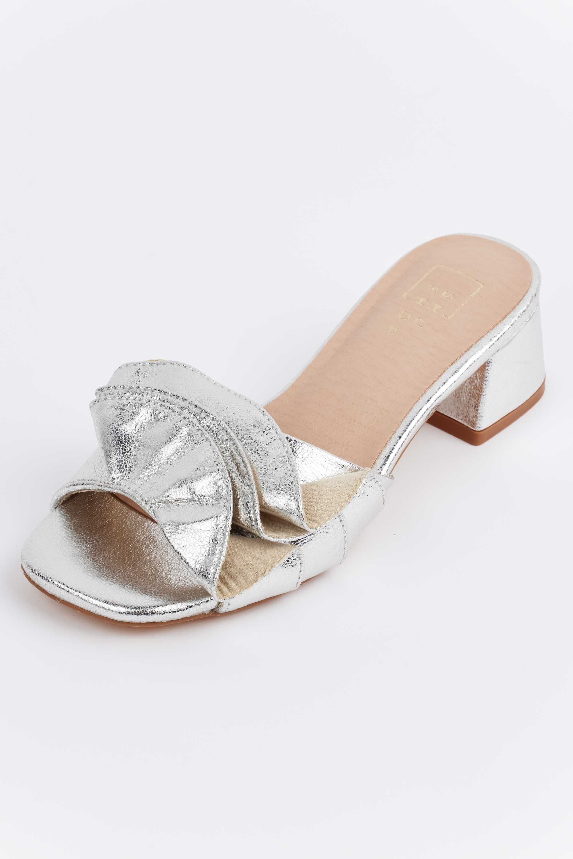 Francine Heels- Silver | Avara