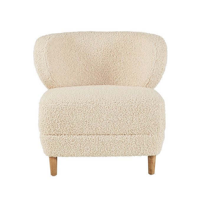 Kani Upholstered Sherpa Accent Chair | Ballard Designs, Inc.