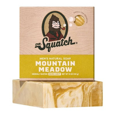 DR. SQUATCH Men's Natural Bar Soap - Mountain Meadow - 5oz | Target