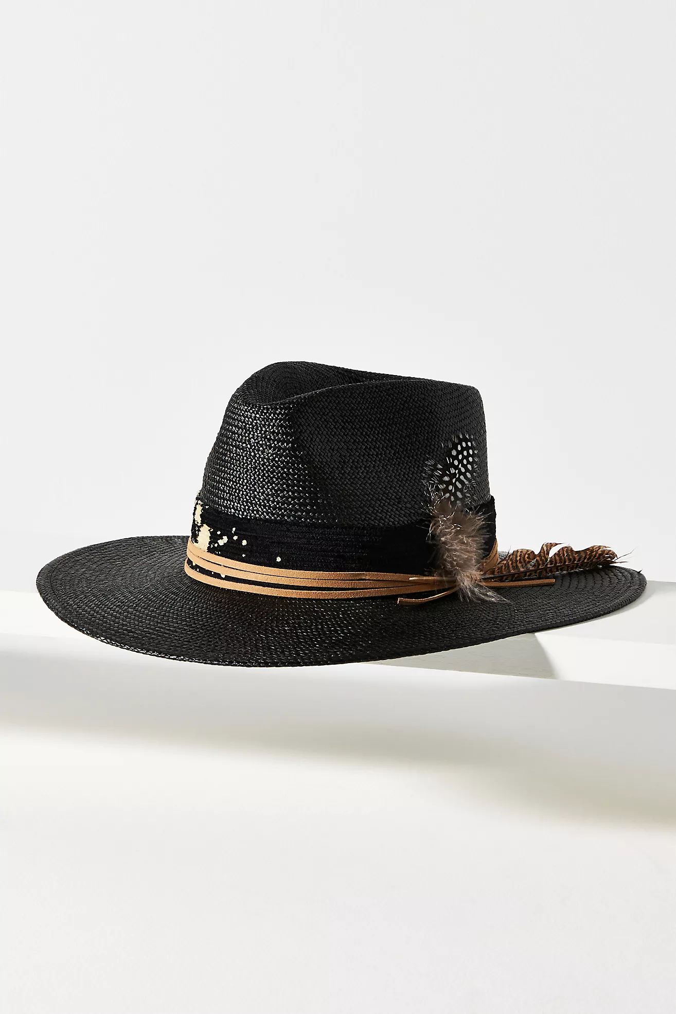 Wyeth Straw Feather Rancher | Anthropologie (US)