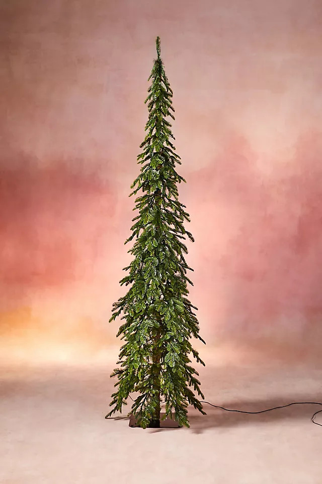 Pre-Lit Faux Alpine | Anthropologie (US)