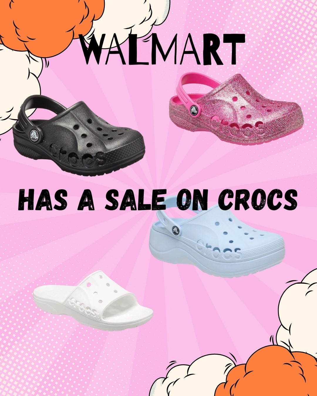 Sale on Crocs at Walmart both adult and kids! 

#LTKSaleAlert