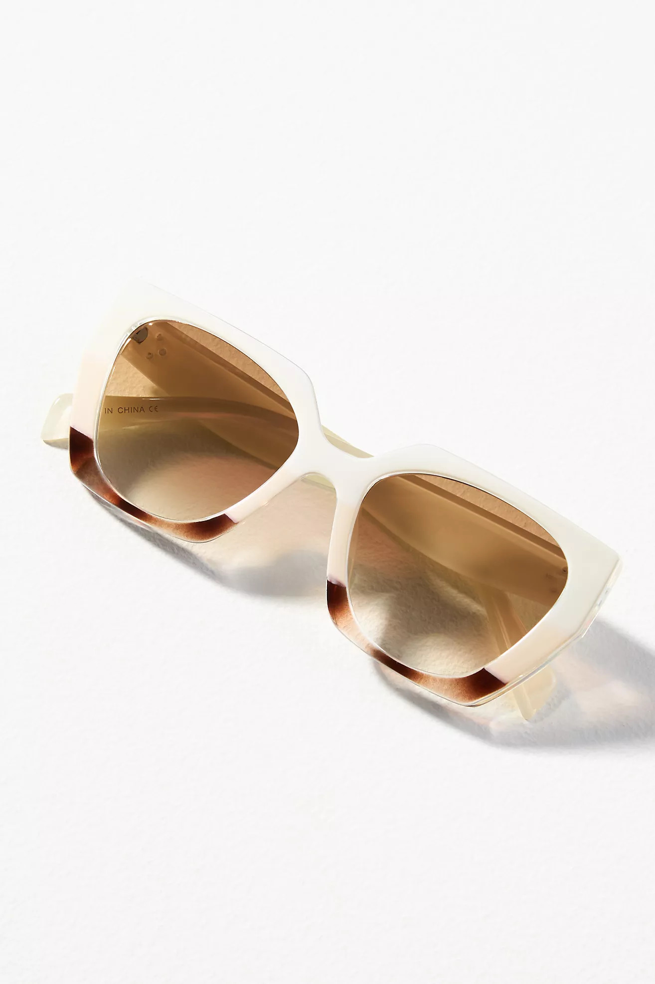 I-SEA Mia Oversized Cat-Eye Sunglasses | Anthropologie (US)