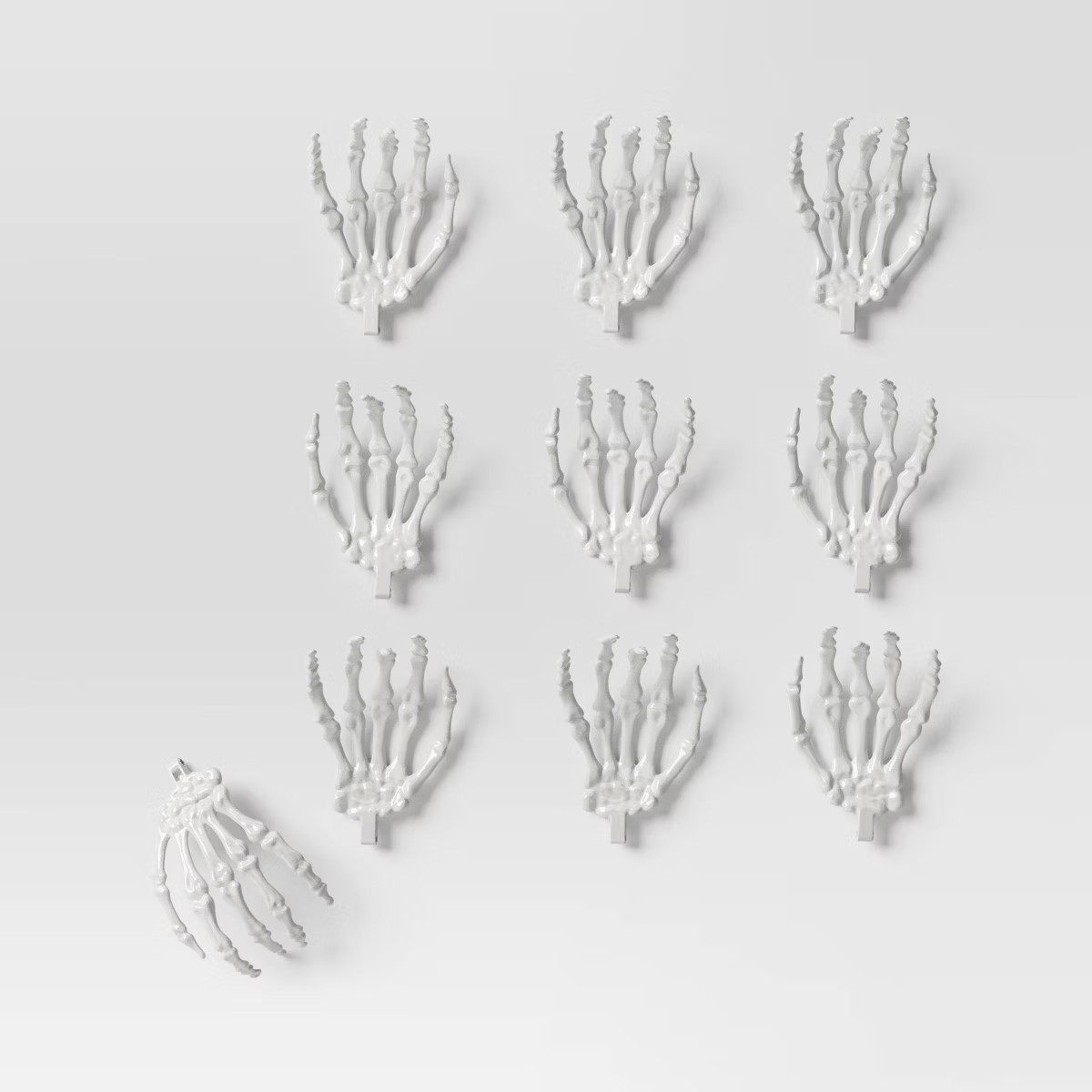 10pc 6" Bag of Halloween Decorative Skeleton Hands Bone - Hyde & EEK! Boutique™ | Target