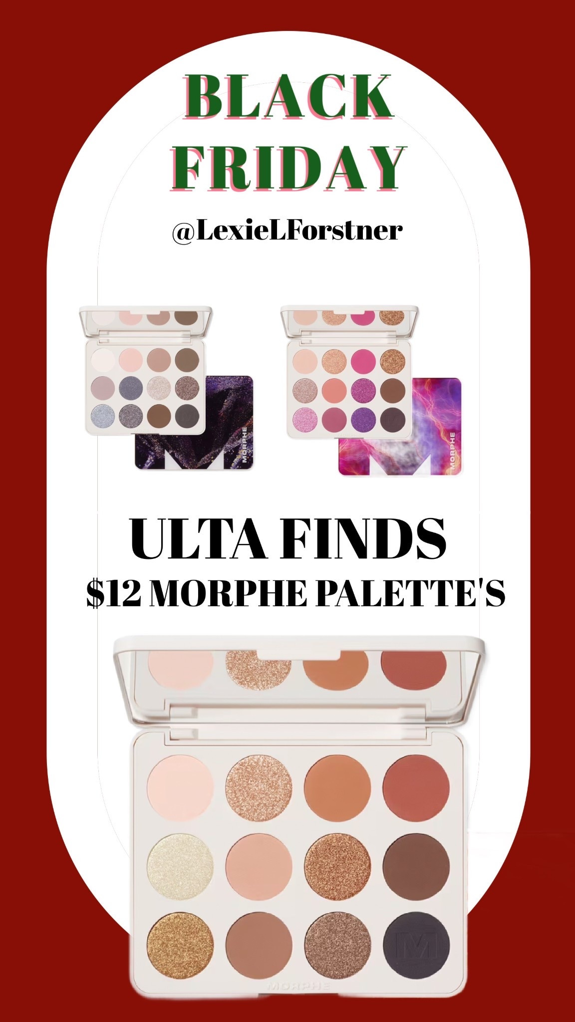 $12 eye shadow palettes from Morphe! 

#LTKCyberWeek #LTKGiftGuide #LTKHoliday