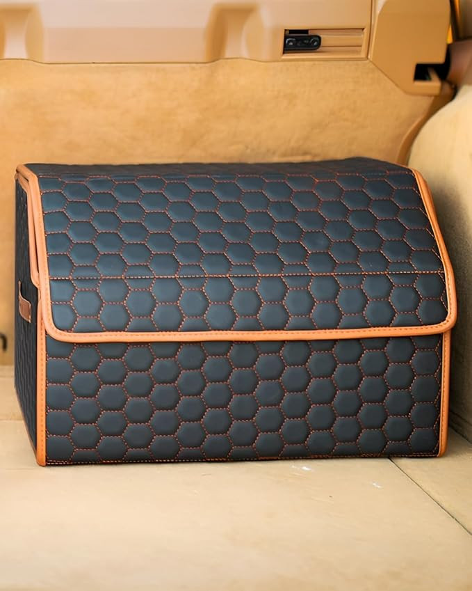 Owleys Foldable Trunk Organizer for Car Storage - Collapsible Auto Trunk Organizer With Lid - Tru... | Amazon (US)