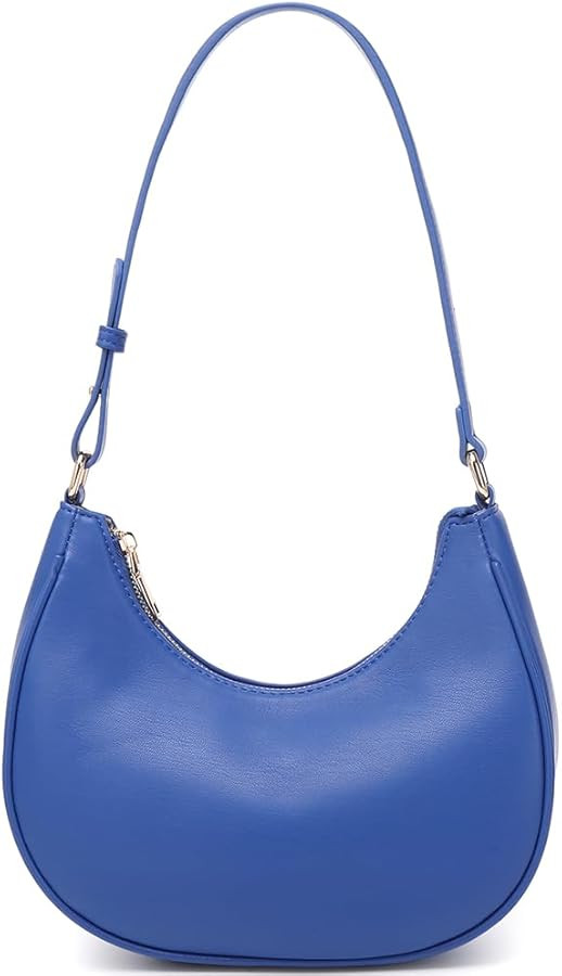 Crescent Shoulder Bags for Women Cute Hobo Tote Handbag Under the Arm Purses Mini Clutch Purse wi... | Amazon (US)