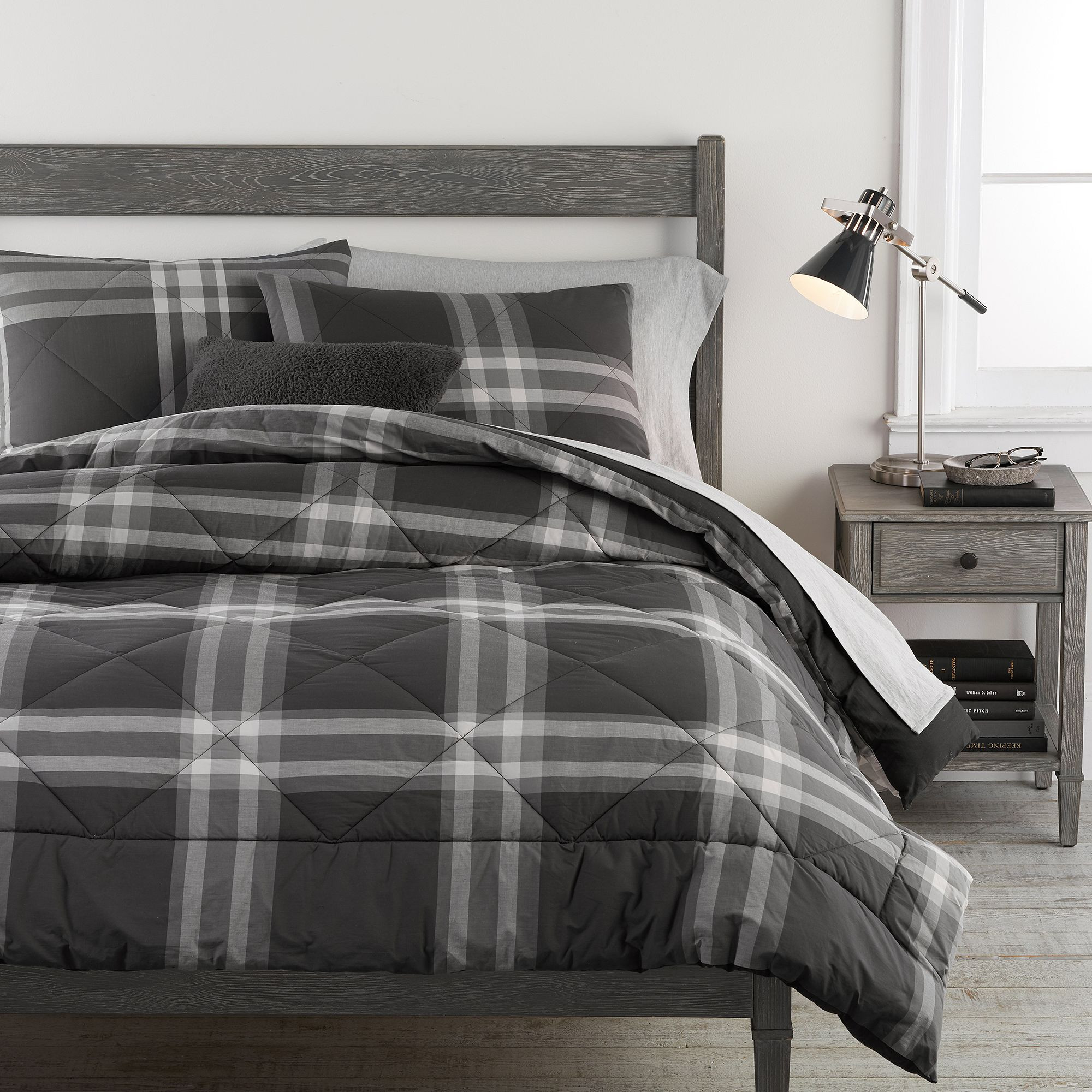 Xander Plaid Comforter | Pottery Barn Teen