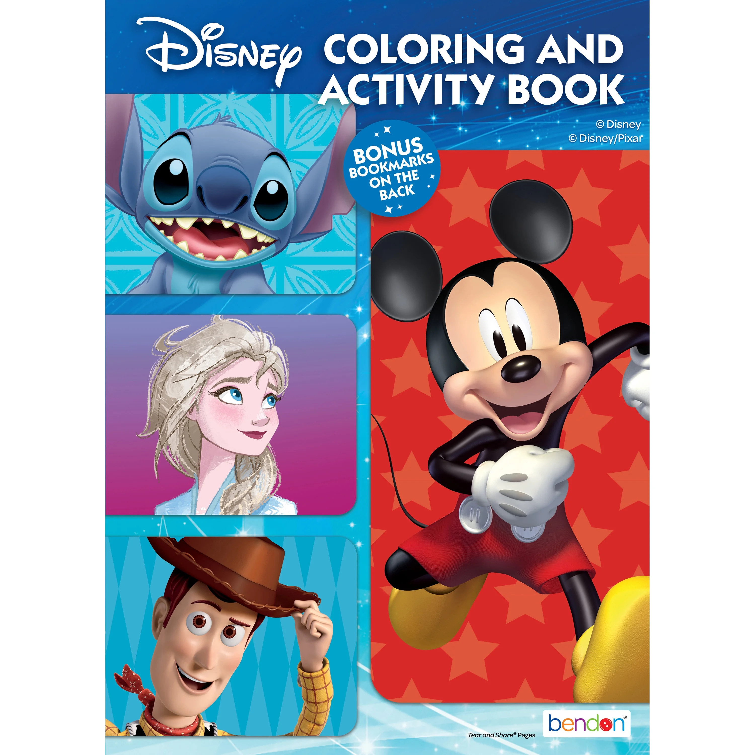 Disney Character Mashup 48-page Coloring and Activity Book, by Bendon, Paperback | Walmart (US)