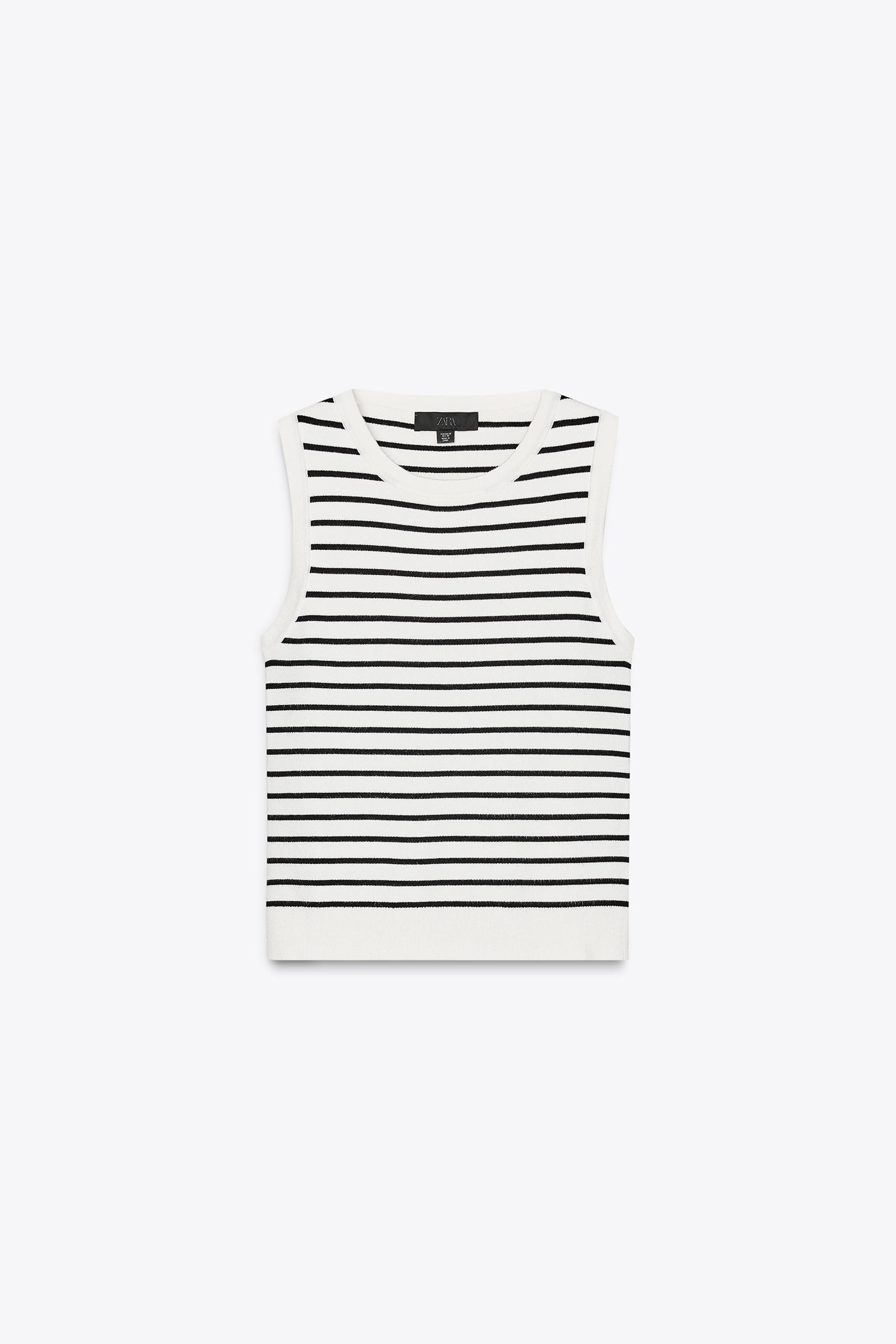 Round neck sleeveless top. | Zara US