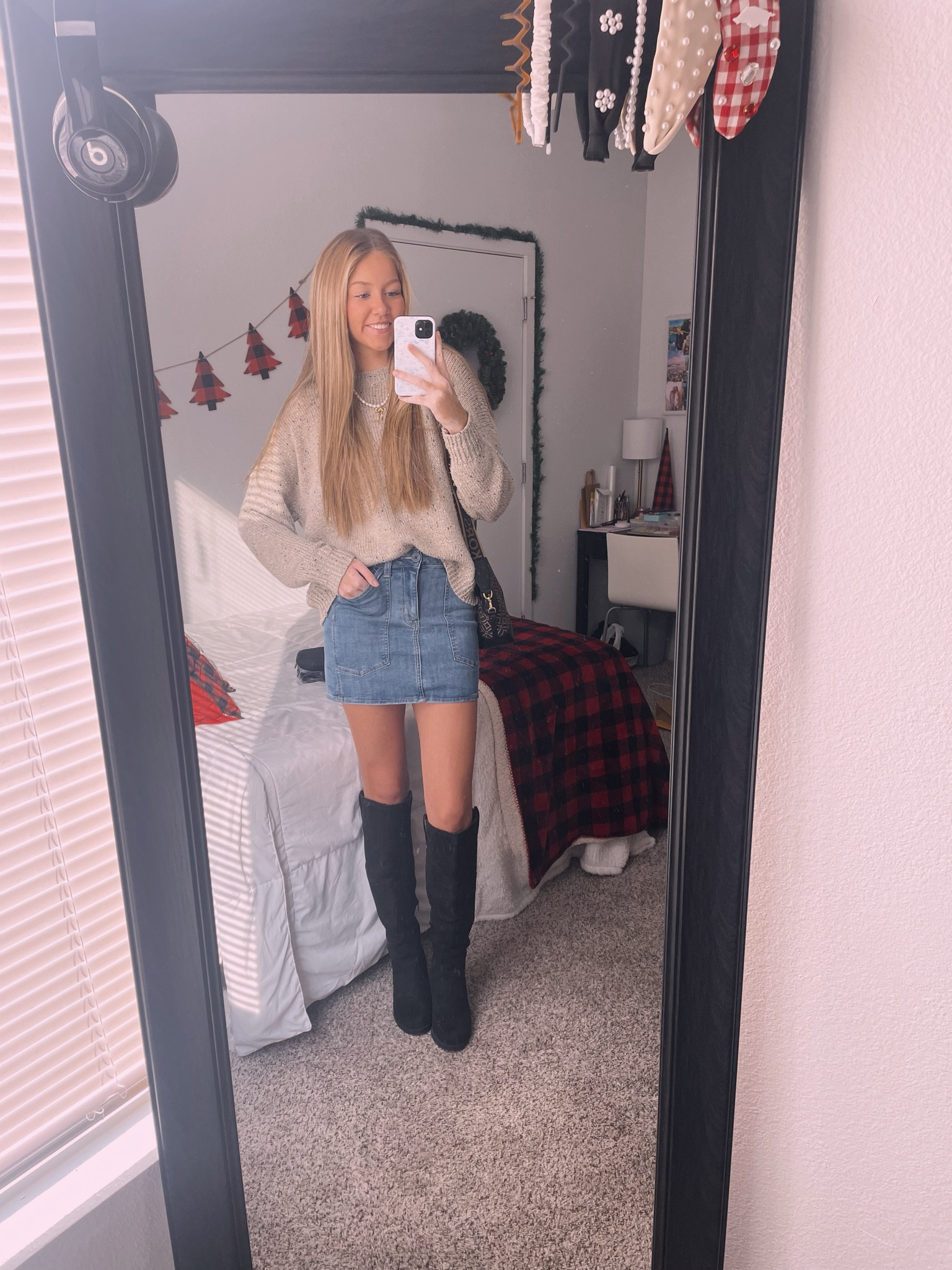 church outfit, fall outfit, winter outfit, sweater weather, high boots, black boots, sweater weather 

#LTKHoliday #LTKGiftGuide #LTKSeasonal
