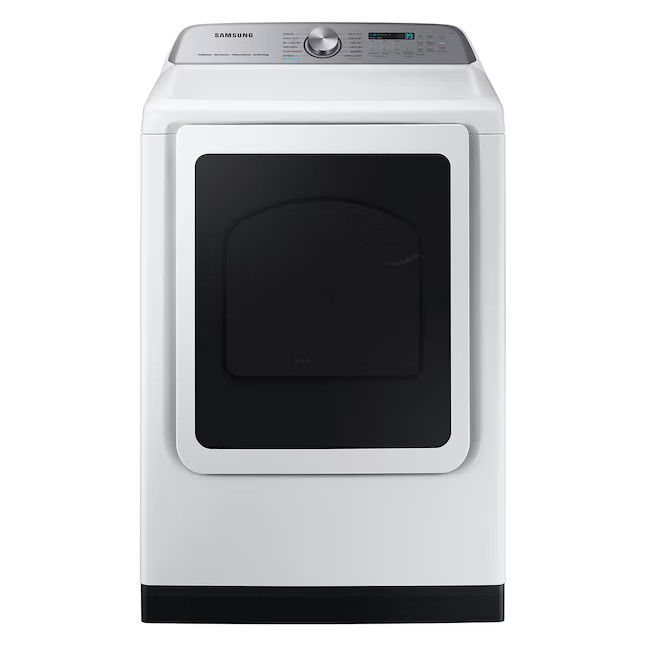 Samsung 7.4-cu ft Steam Cycle Vented Smart Electric Dryer (White) | Lowe's