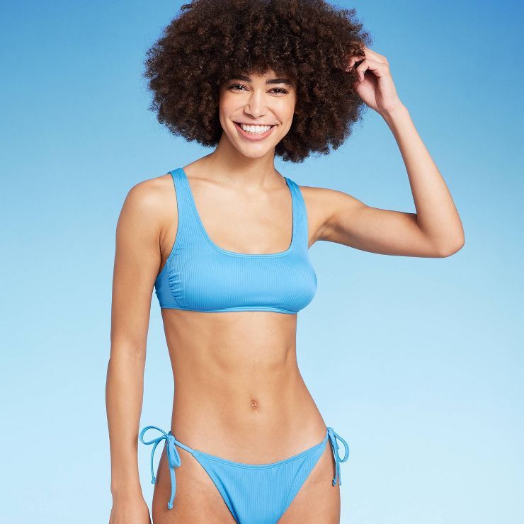 Women's Ribbed Bralette Bikini Top - Wild Fable™ | Target
