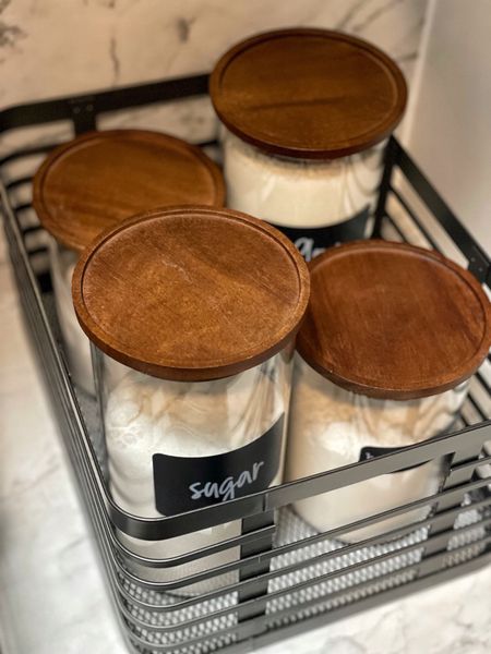 Have fun with your pantry! These label come in a variety of fonts, each better than the next. And we love the warmth the wood lids add to any kitchen.

#LTKfamily #LTKhome