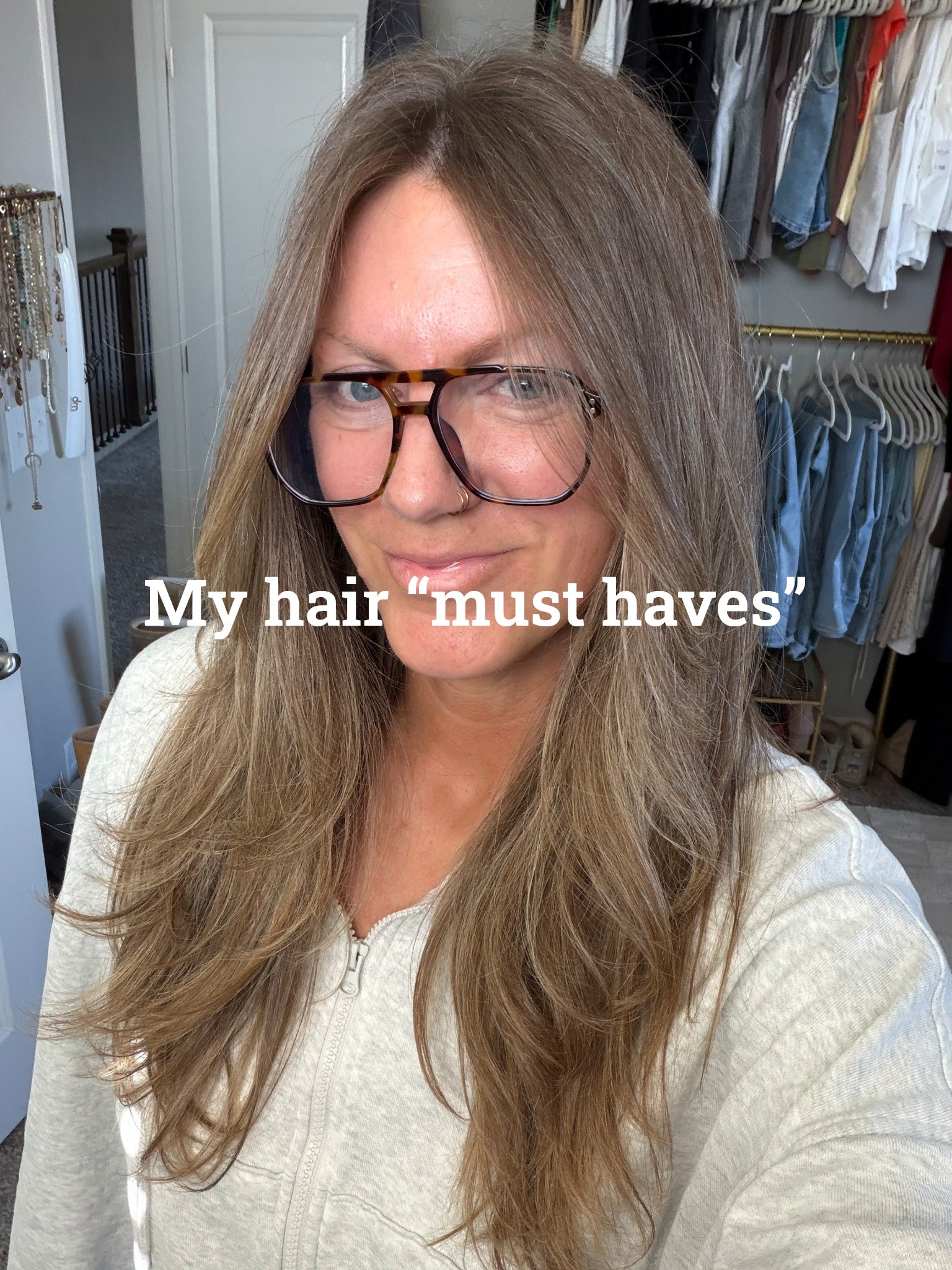 My hair care “must haves” 
I only wash once a week and these are all the products I use. 
1st pre wash with k18 prep shampoo, then L’Oréal shampoo & conditioner, followed by superfoods mask. Then out of the shower I apply k18 mask to my hair, wait 10-15 before applying anything else, then heat protectant before drying. First 2-3 days after washing I use silver bottle of dry shampoo, then last 3 days I use grey bottle 

#LTKbeauty #LTKover40