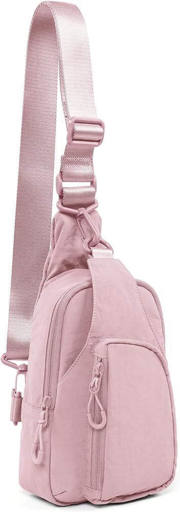 ODODOS Daily Sling Bag with Adjustable Straps Crossbody Chest Bag Lightweight Small Backpack for ... | Amazon (US)