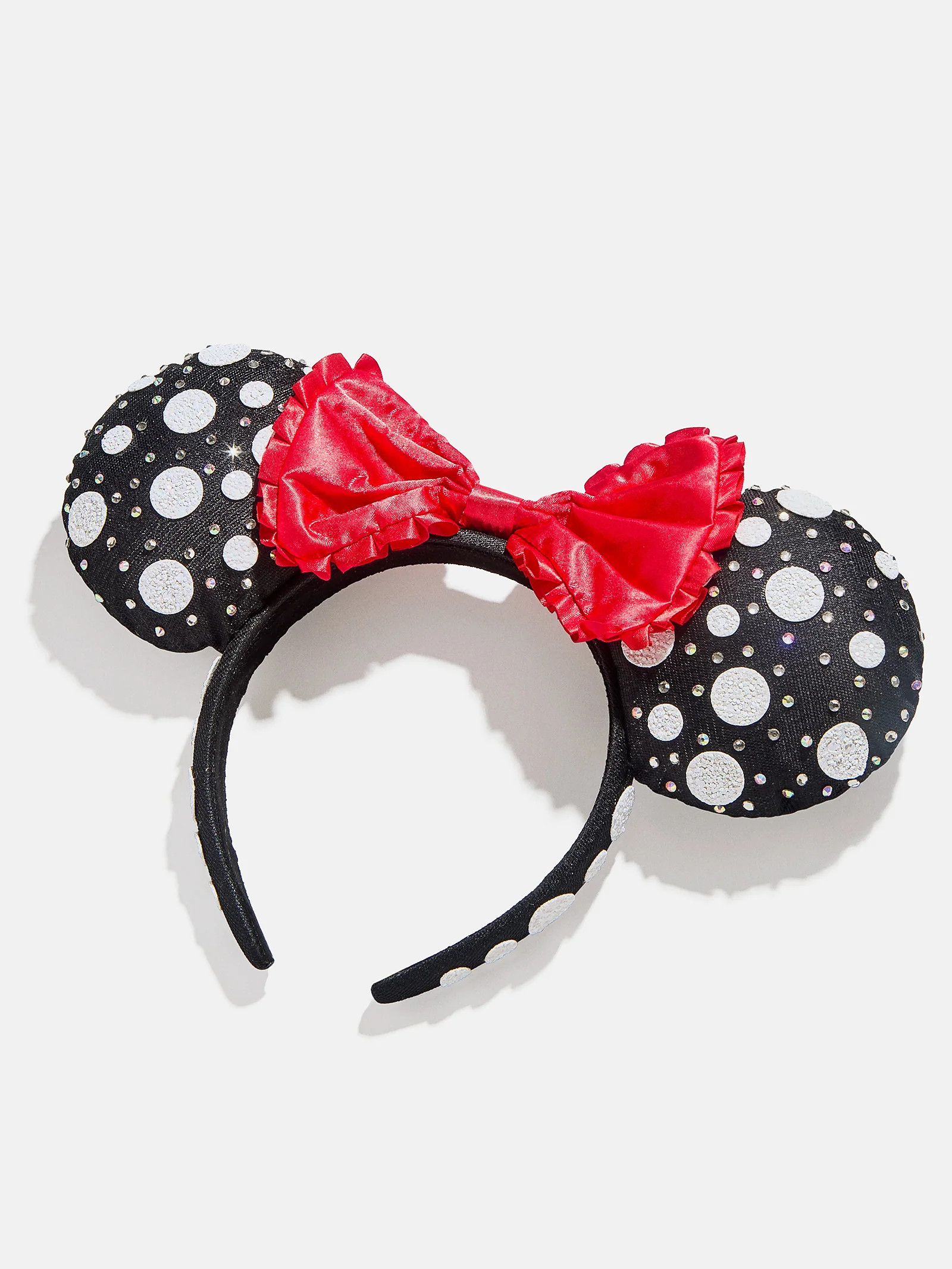 Disney Minnie Mouse Polka Dot Ears Headband - Minnie Mouse Black Polka Dot Ears | BaubleBar (US)
