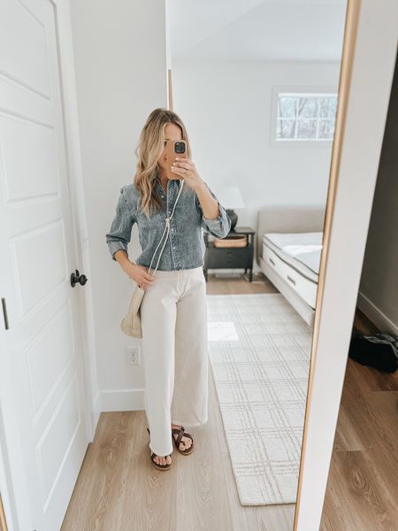 Obsessed with these wide leg jeans!

This whole outfit is so good!

#LTKmidsize #LTKsalealert