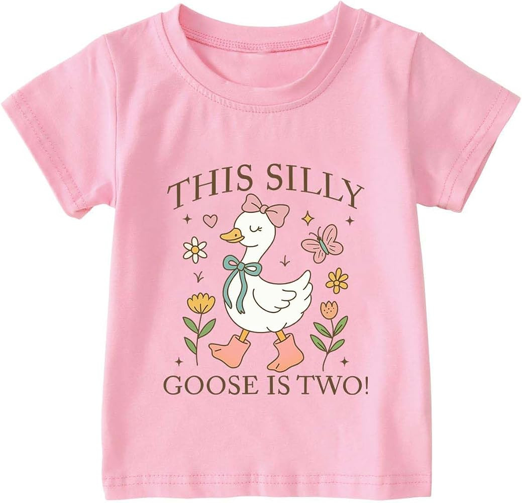 Toddler Boys Girls 2nd Birthday Shirt Outfit for Kids Two Years Old Birthday Gift for Party Short... | Amazon (US)