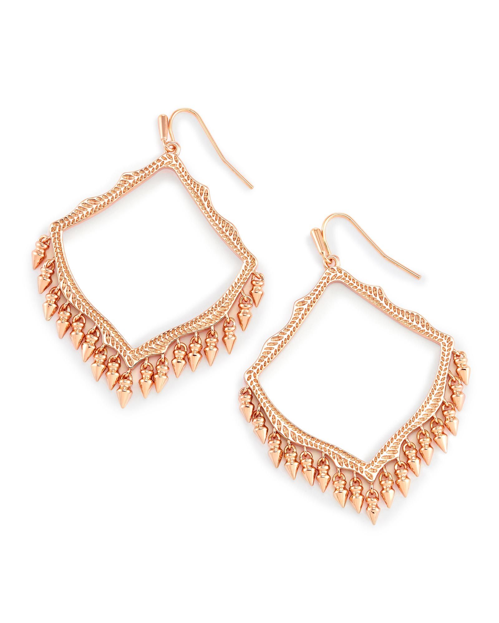 Lacy Drop Earrings in Rose Gold | Kendra Scott