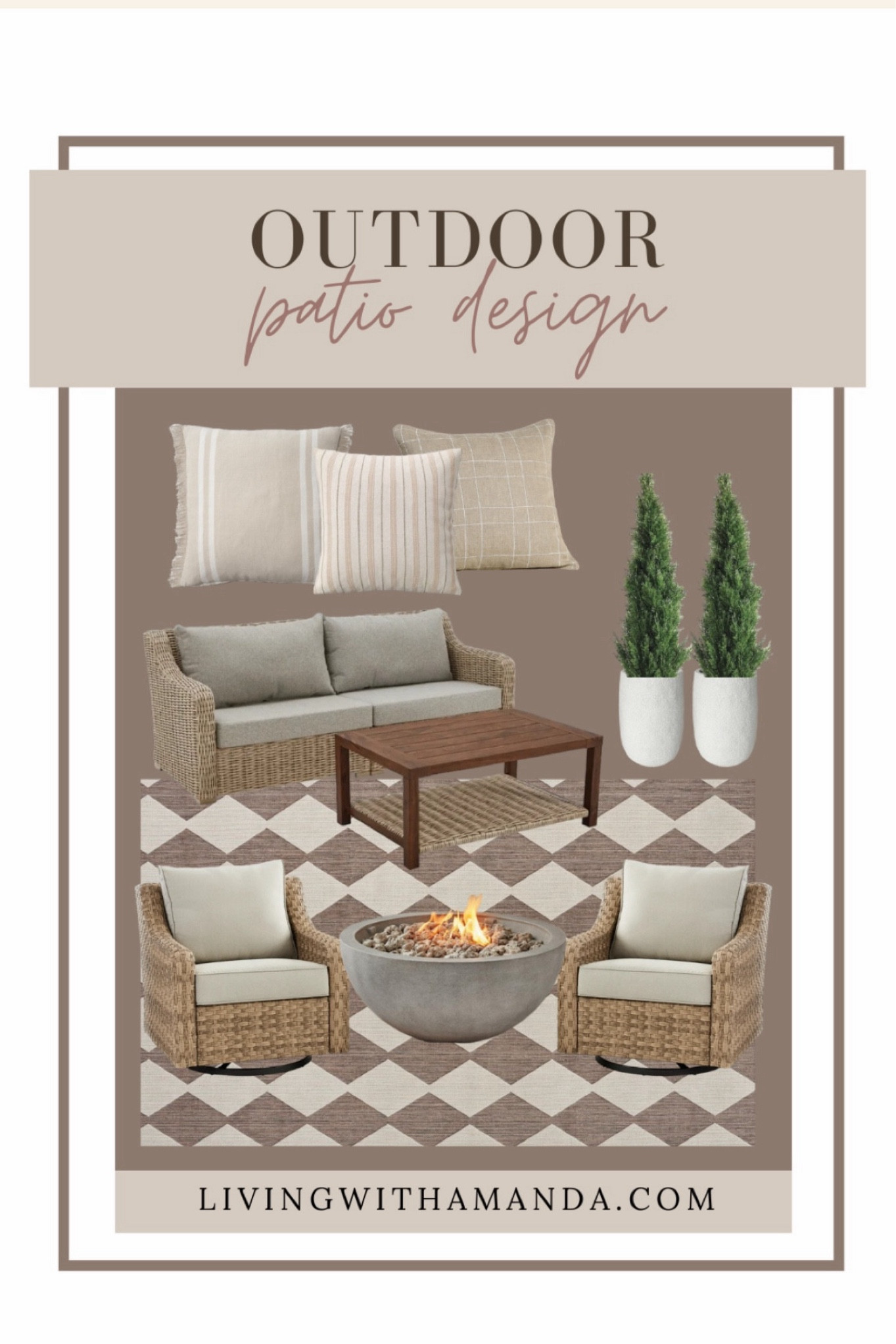 Outdoor patio design
Outdoor decor
Outdoor rug
Outdoor fireplace
Outdoor gazebo 
Outdoor sofa
Outdoor faux plants
Outdoor pots

#LTKSeasonal #LTKhome #LTKfamily