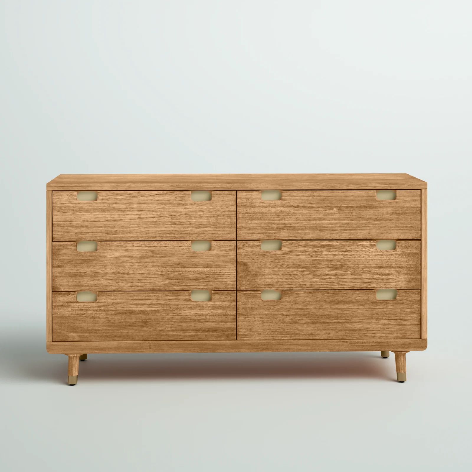 Byron 6 Drawer 60'' W Double Dresser | Wayfair North America