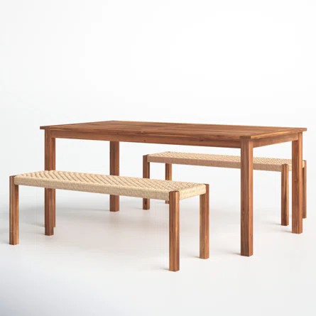 Mambo 6 - Person Rectangular Outdoor Dining Set | Wayfair North America