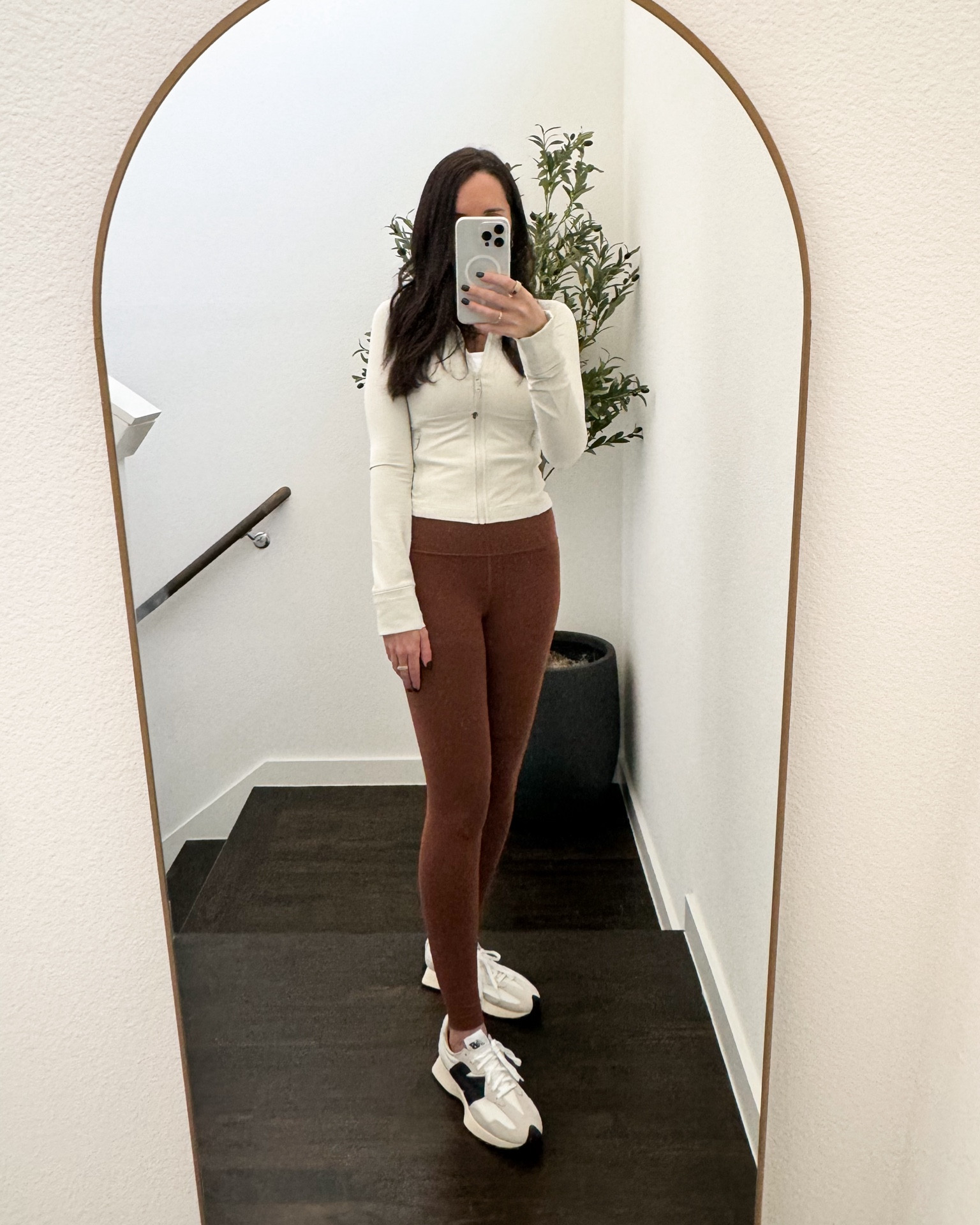 Lululemon cropped define jacket, wunder train leggings, and new balance 327s

#LTKtravel #LTKSeasonal #LTKfitness