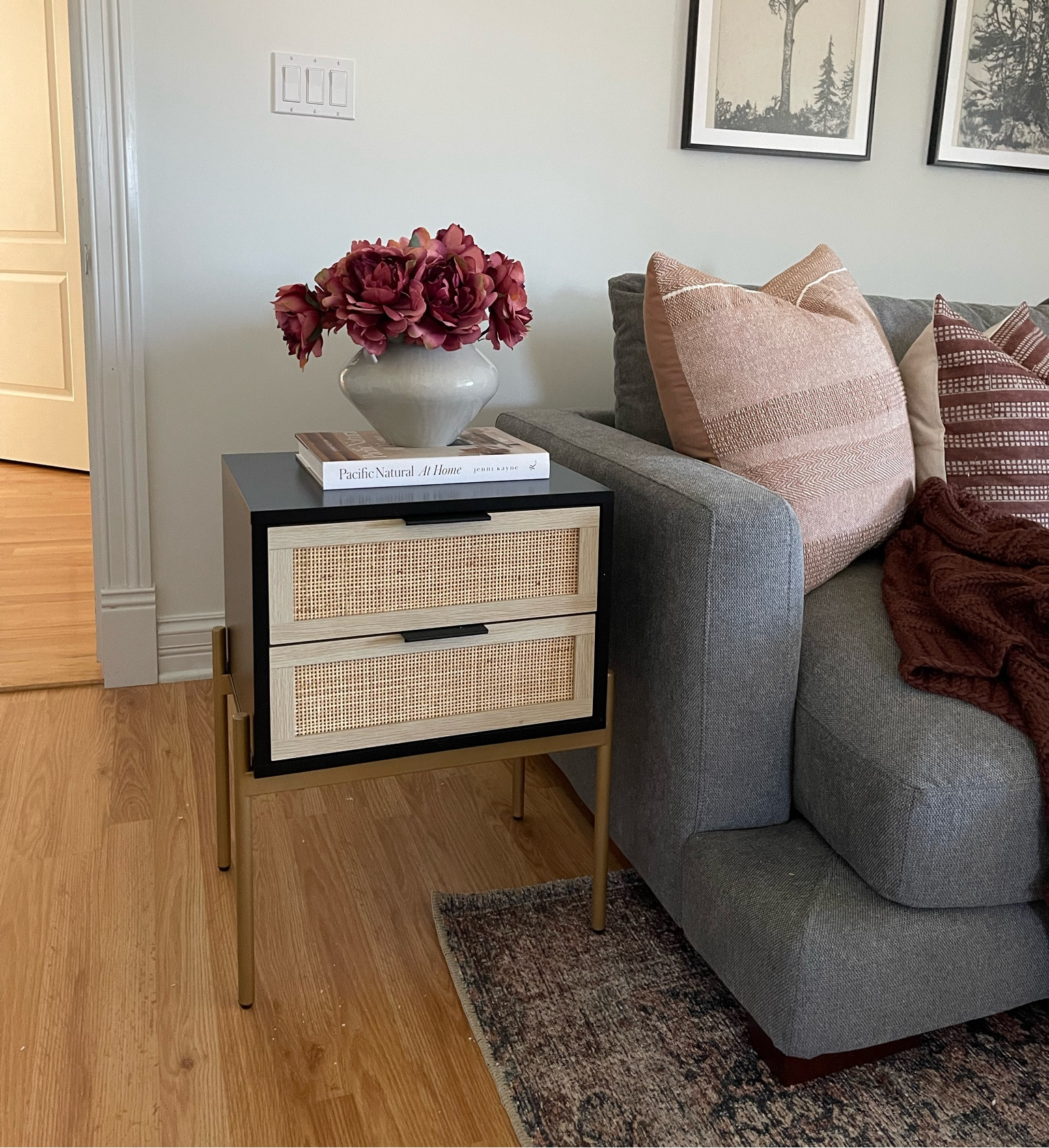 Found the perfect high end looking end table for less! The Andrew End Table doubles as a nightstand, or side table. 


Side table, end table, home decor, cane, furniture, nightstand, modern, vase, floral stems, book, interior design, styling, interiors, home, design, living room, family room, bonus room, basement, living space, book, rug, peonies, fall decor.

#LTKhome #LTKSale #LTKsalealert
