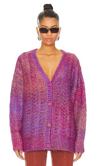 Ombre Cardigan in Wild Orchid | Revolve Clothing (Global)