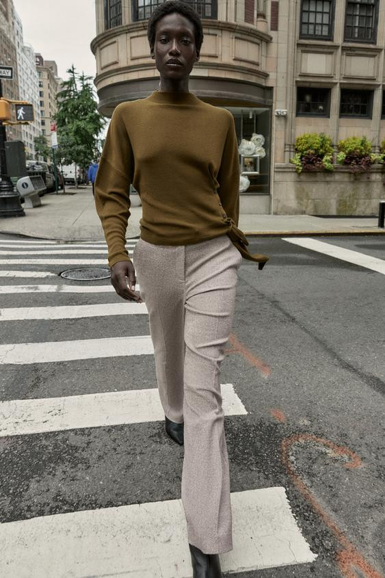 ASYMMETRIC KNIT SWEATER | Zara US