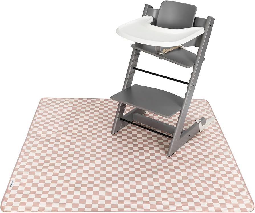 Tiny Twinkle Splat Mat for Under High Chair or Table | 51" x 51" Waterproof & Mess-Proof High Cha... | Amazon (US)