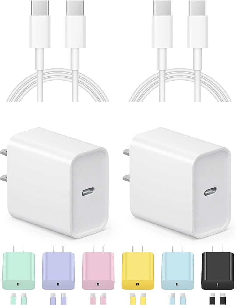 iPhone 17 16 15 Charger USB C Charger [Apple MFi Certified] 2Pack USB C Charger Block with 6FT US... | Amazon (CA)