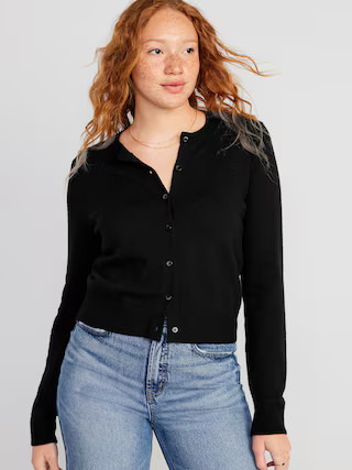 SoSoft Cropped Cardigan Sweater for Women | Old Navy (US)