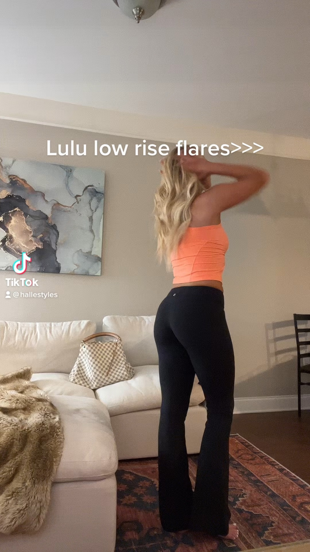 lululemon flare pants size 2｜TikTok Search