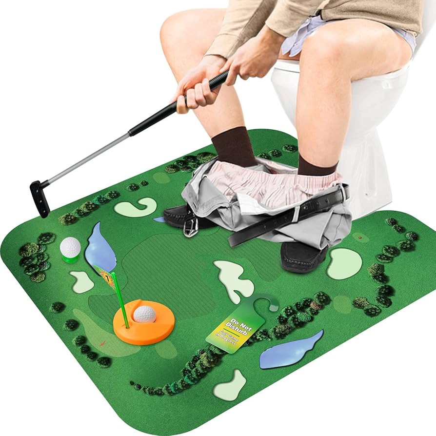 Funny Gifts White Elephant Gifts, Toilet Game Mini Golf, Dad Gifts, Fathers Day Birthday Christma... | Amazon (US)