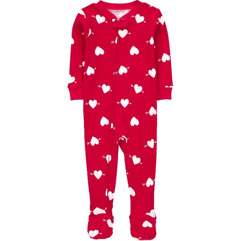 Carter's Child of Mine Pijama para el Día de San Valentín para Niños Pequeños de una Pieza, T... | Walmart (US)