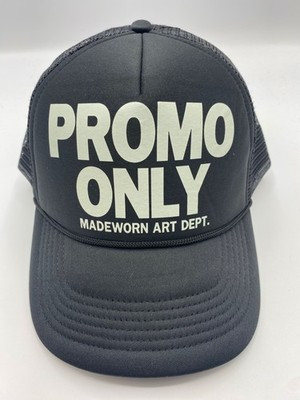 MadeWorn Art Dept Promo Only Trucker Hat Black Mesh Luxury Care Rare | eBay US