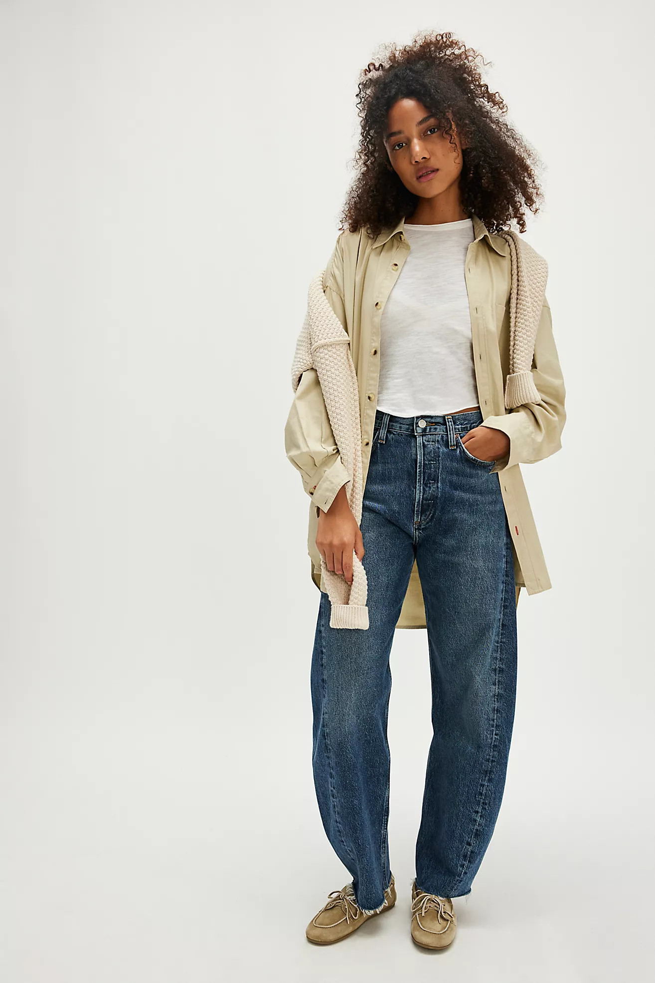 AGOLDE Luna Pieced Jeans | Free People (Global - UK&FR Excluded)