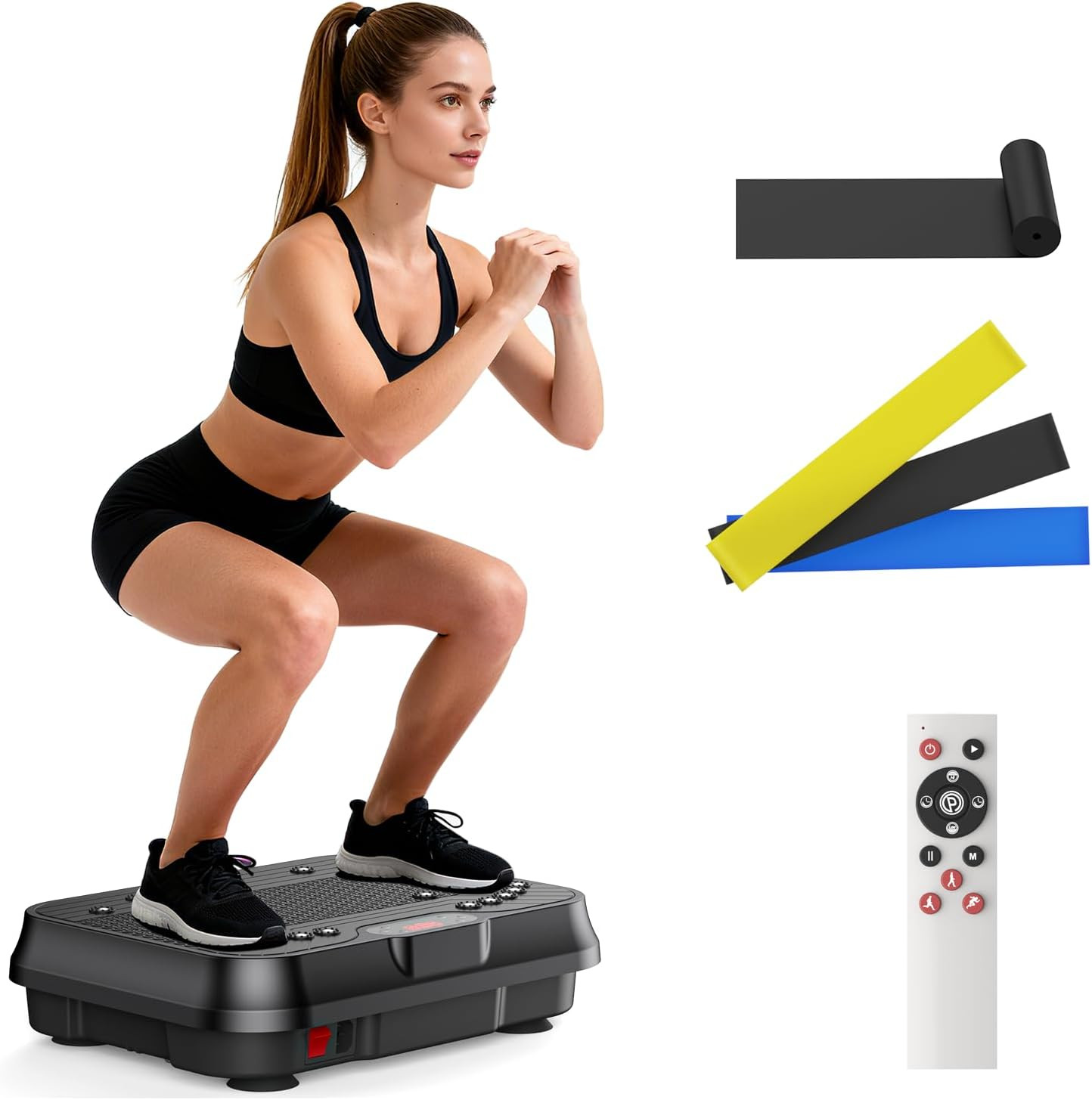 Vibration Plate Exercise Machine, Mini Vibrating Plate for Lymphatic Drainage, 400 Lbs Capacity 2... | Amazon (US)