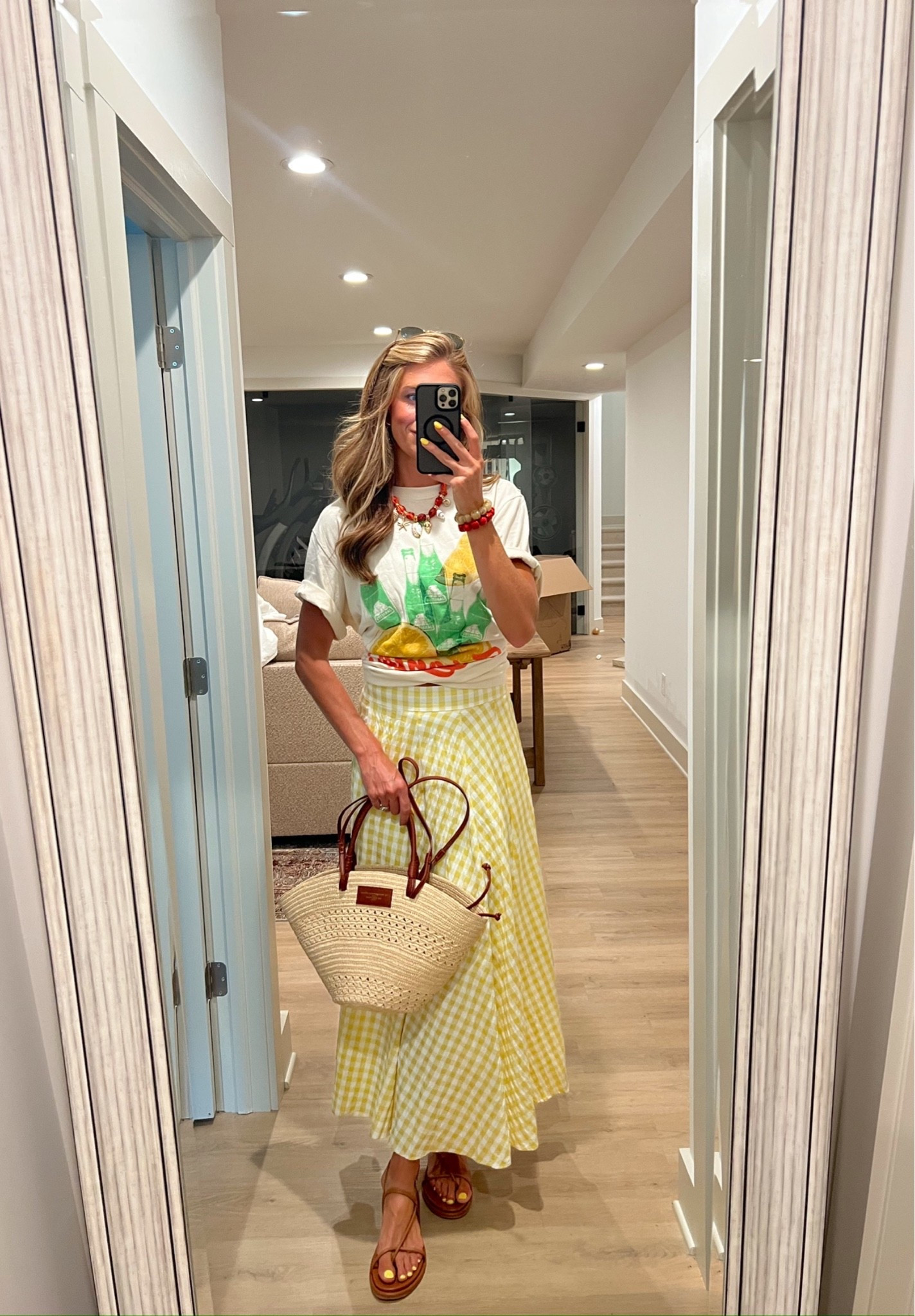 Graphic tees and pretty skirts will always be one of my favorite combinations 🍋 Sizing: medium skirt & small tee

#LTKootd #LTKmomlife #LTKTall