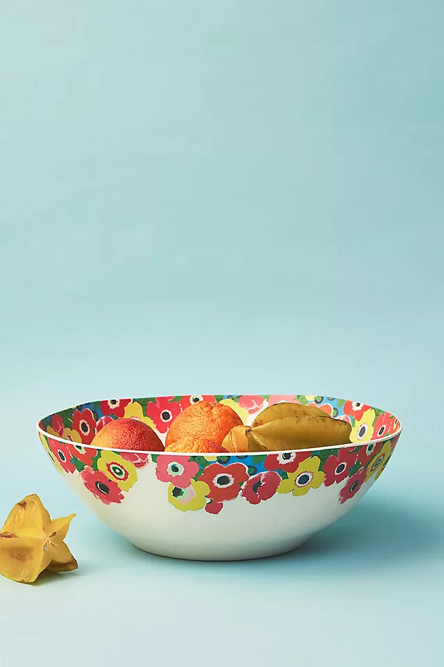 Sarah Campbell Bamboo Melamine Serving Bowl | Anthropologie (US)