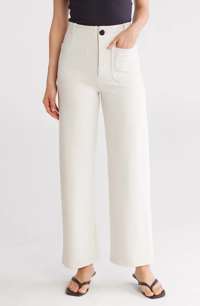 T Tahari Long Ponte Patch Pocket Pants | Nordstromrack | Nordstrom Rack