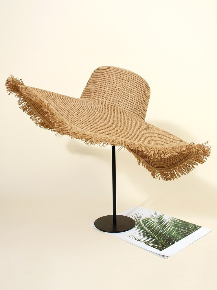 Wide Brim Straw Hat | SHEIN
