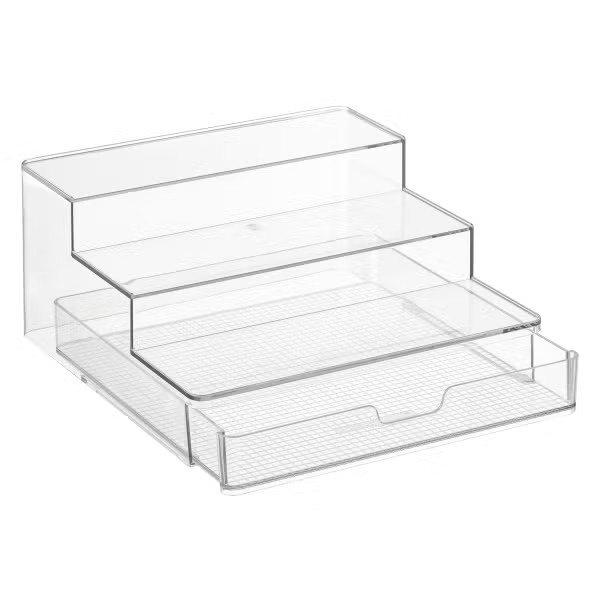 Everything Organizer 3-Tier Organizer with Drawer | The Container Store