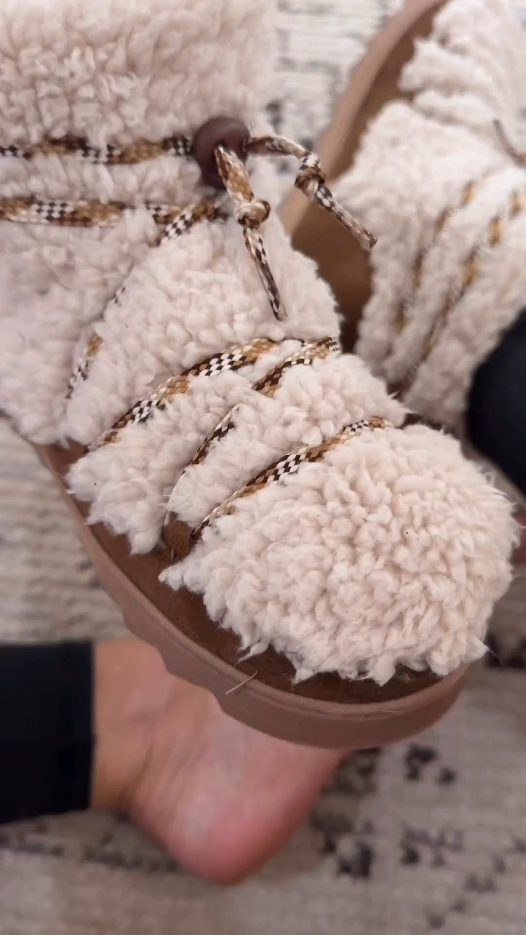 Comfortable Sherpa booties can be worn indoors or out and u def $30

#LTKHoliday #LTKGiftGuide #LTKSeasonal