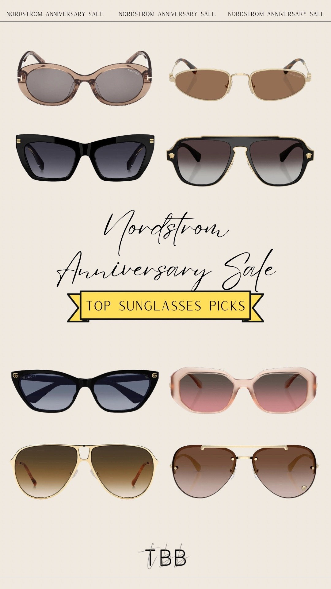 Designer sunglasses included in the Nordstrom Anniversary Sale!

#LTKSaleAlert #LTKSwim #LTKdayinmylife