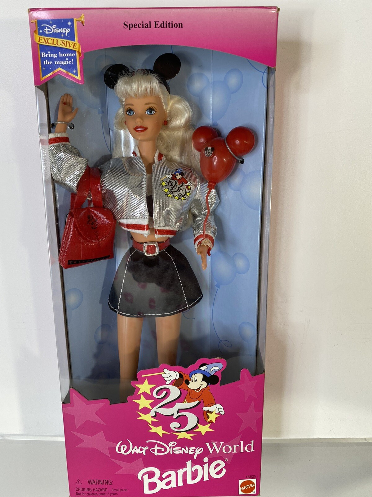 BARBIE DOLL WALT DISNEY WORLD 25th ANNIVERSARY Mickey Mouse Ears Hat Vintage 90s 74299165252 | eB... | eBay US