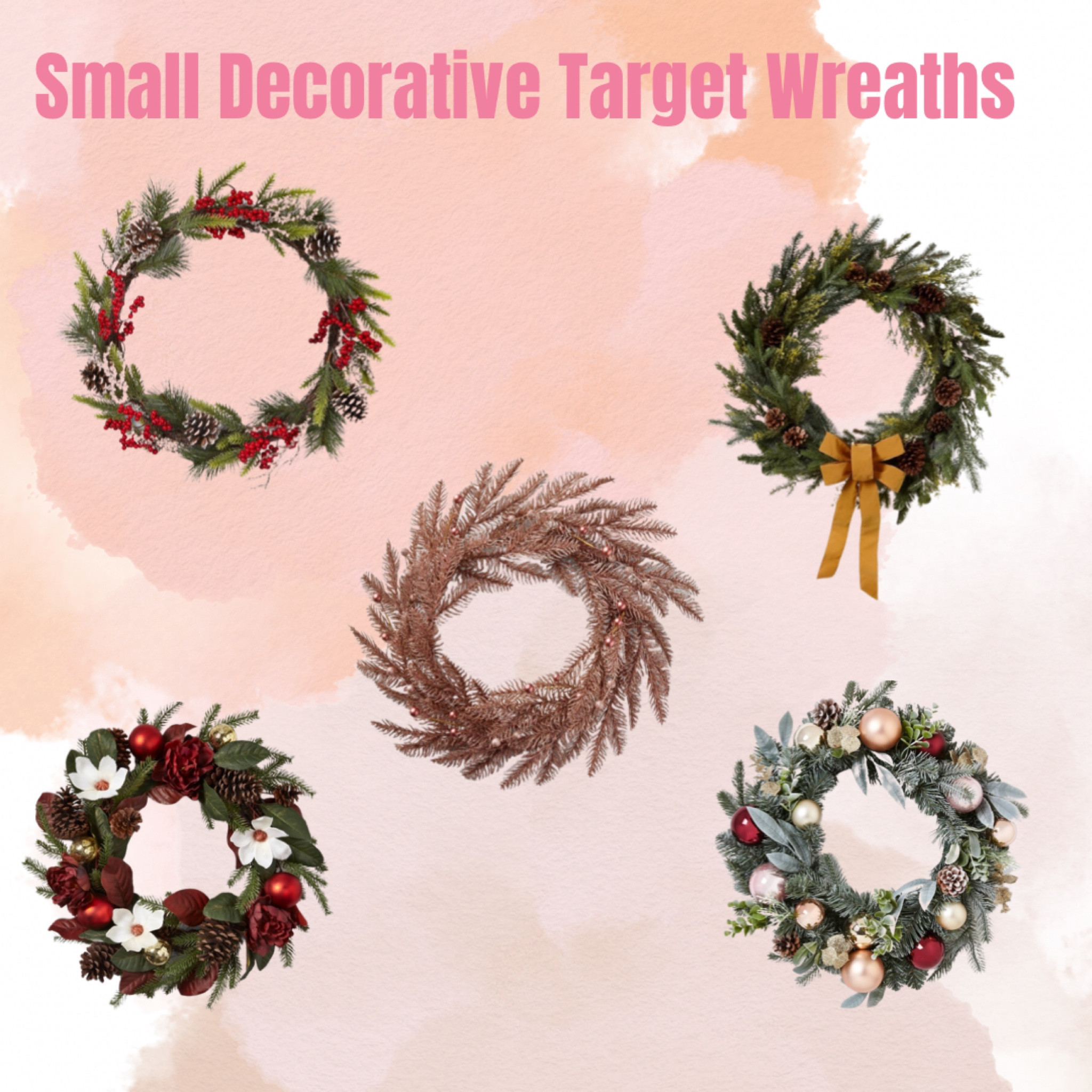 Target Small Decorative Christmas Wreaths

#LTKHoliday #LTKhome #LTKSeasonal