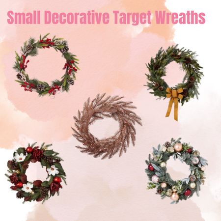 Target Small Decorative Christmas Wreaths

#LTKHoliday #LTKhome #LTKSeasonal
